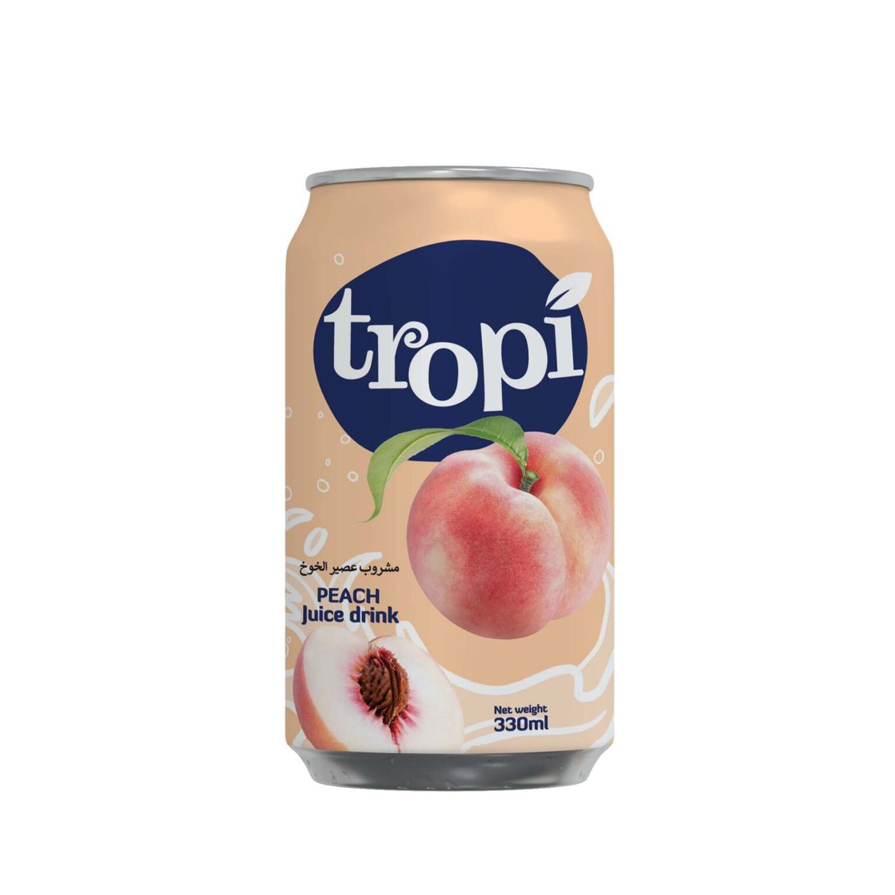 1 CARTON de Tropi Pêche – Jus de Pêche Naturel 330ml×24