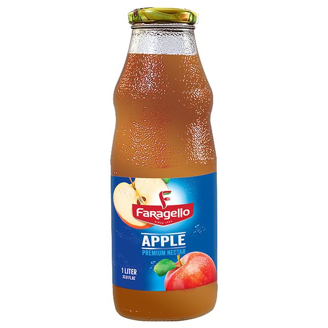 1 CARTON de Verre de Faragello Apple – Premium Nectar 250mlx24