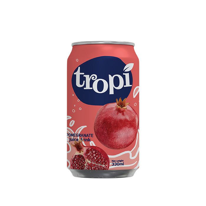 1 CARTON de Tropi Grenade – Jus Naturel 330mlx24
