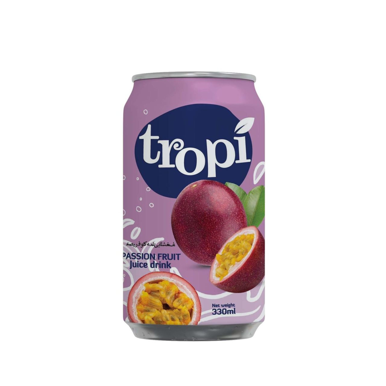 1 CARTON de Tropi Passion Fruit – Jus de Fruit de la Passion Naturel 330ml ×24