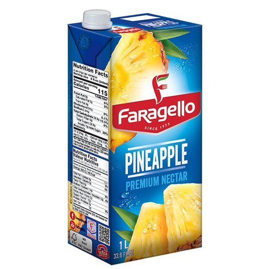 1 CARTON en Brique de Faragello Ananas –  Premium  Nectar 1lx12