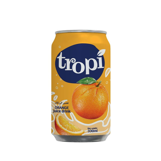 1 CARTON de  Tropi Orange – Jus Naturel 330mlx24