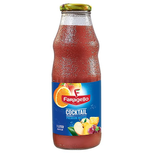 1 CARTON de Verre de Faragello Cocktail –  Premium  Nectar 250mlx24