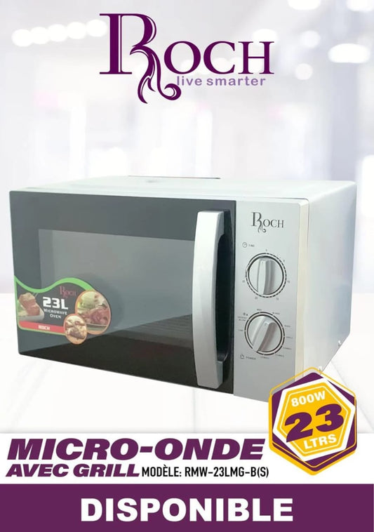 Micro-ondes Roch 23 Litres (RMW23LMGBS)