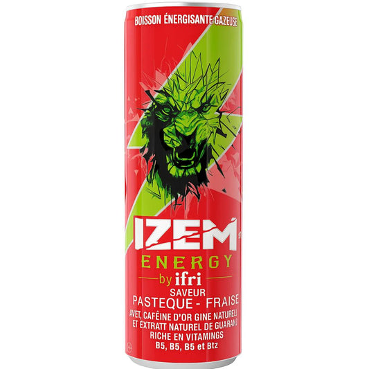 1 CARTON IZEM IFRI ENERGIE PASTEQUE-FRAISE 250ml x 12