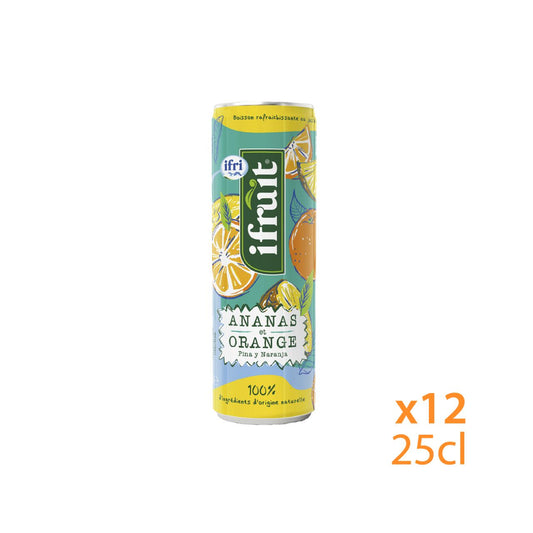 1 CARTON IFRUIT ANANAS-ORANGE 250ml x 12