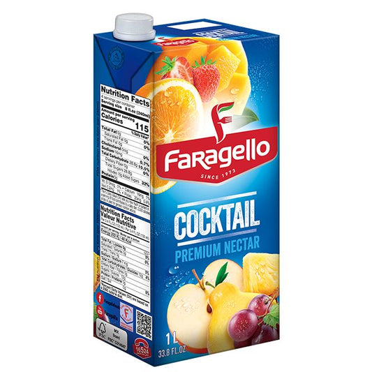 1 CARTON en Brique de Faragello Cocktail –  Premium  Nectar 1lx12