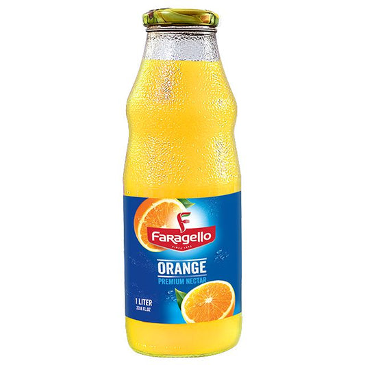 1 CARTON de Verre de Faragello Orange –  Premium  Nectar 250mlx24
