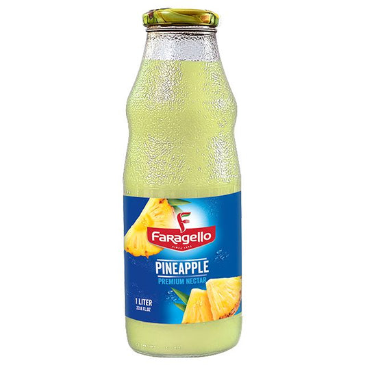 1 CARTON de Verre de Faragello Ananas – Nectar Premium 250mlx24